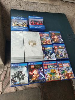 2000GB 2TB Custom is Hackable 9.60 Is Limited Edition with 2 Sealed controllers & all kids games. Not basic ps4 500GB is 2000GB all new $600! Or Cash 