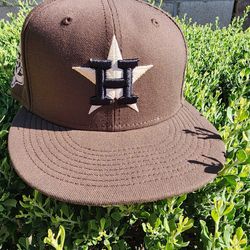 Brown Houston Astros Mocha 45th Anniversary Pink 59fifty Fitted Hat Cap 7⅜