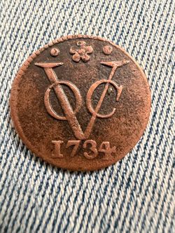 Coin- Ditch Duit 1734