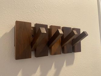 Wood coat rack - $10