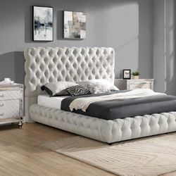 NEW QUEEN BED AND MATTRESS