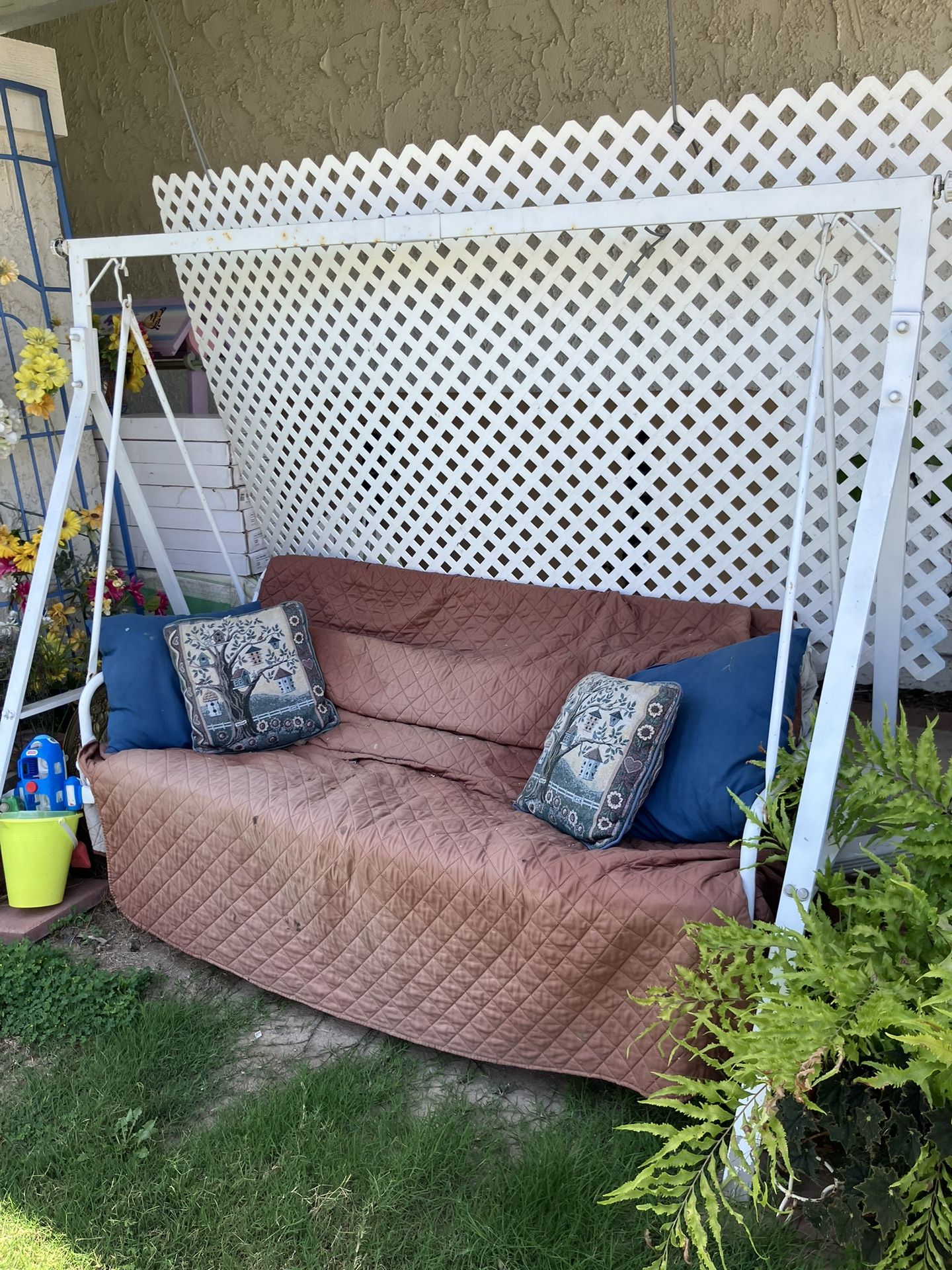 Older Porch Yard Swing