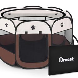 FURNEST Pop-Up Dog Playpen