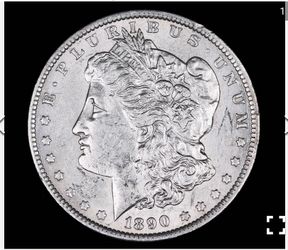 1890 O MORGAN SILVER DOLLAR COIN