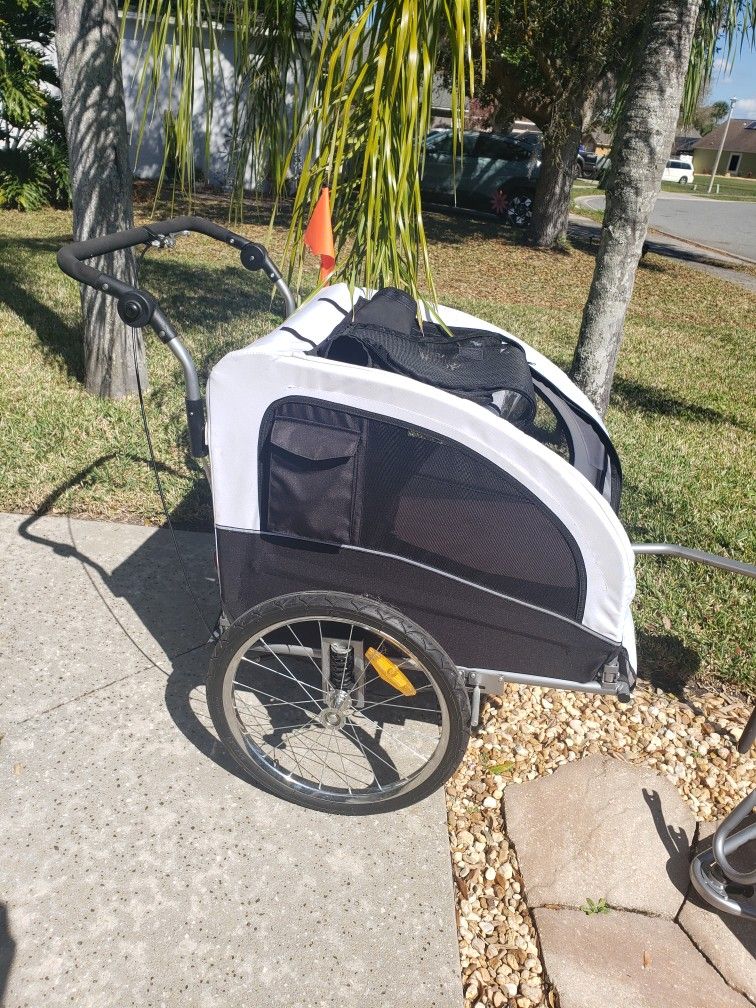 Pet Bike Trailer / Stroller - Aosom Elite II