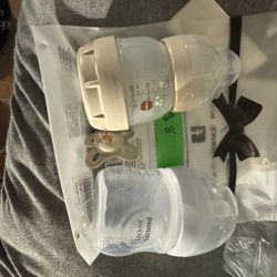 Mam Bottle With Pacifier & Phillips Bottle 