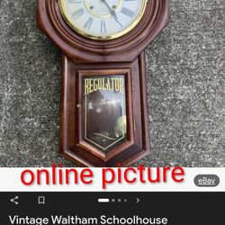 Waltham Regulator Wall Clock