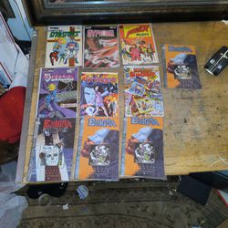 Comic Book Lot Of 10 In Plastic Cover 