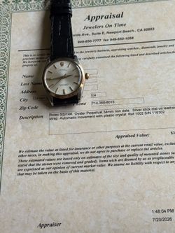 Vintage Rolex oyster perpetual.Automatic.Running