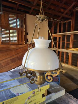 Vintage Brass Ceiling Lamp