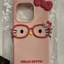 Pink Hello Kitty Silicone Phone Case 