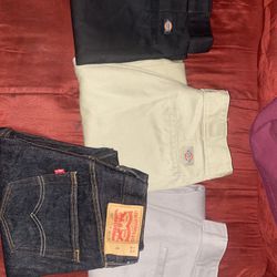 3 Dickies And 1 Levi’s