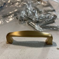 3” Center To Center Gold/Brass Drawer Pulls Handles