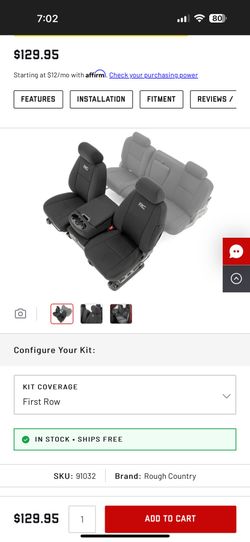 Chevy Silverado/GMC Sierra 1500/2500HD (2007-2013) Seat Covers 