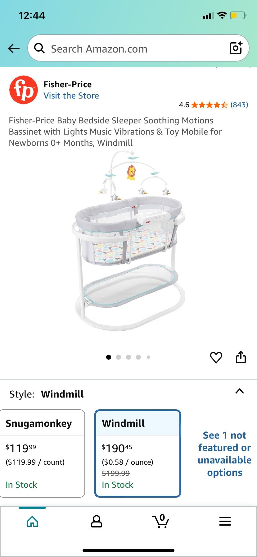 Fisher Price Crib New $70
