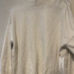  Calvin Klein Pullover Turtle Neck Size Lrg 
