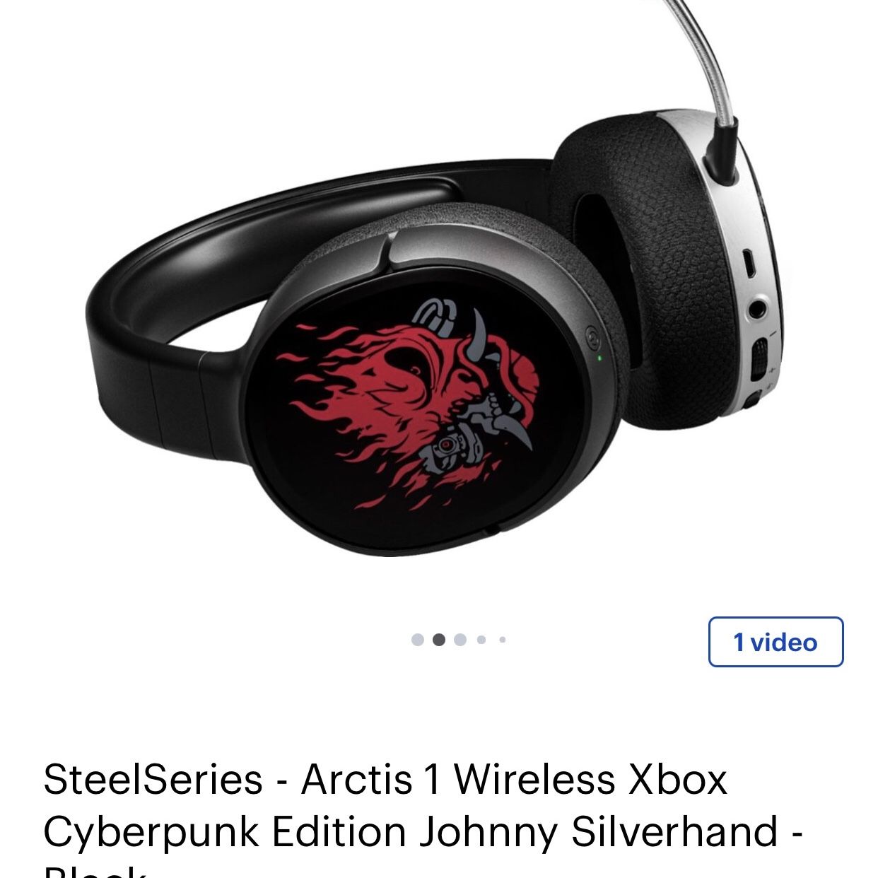 Steel Series Arctis Johnny Silver Hand Xbox Brandnew Unopened RARE