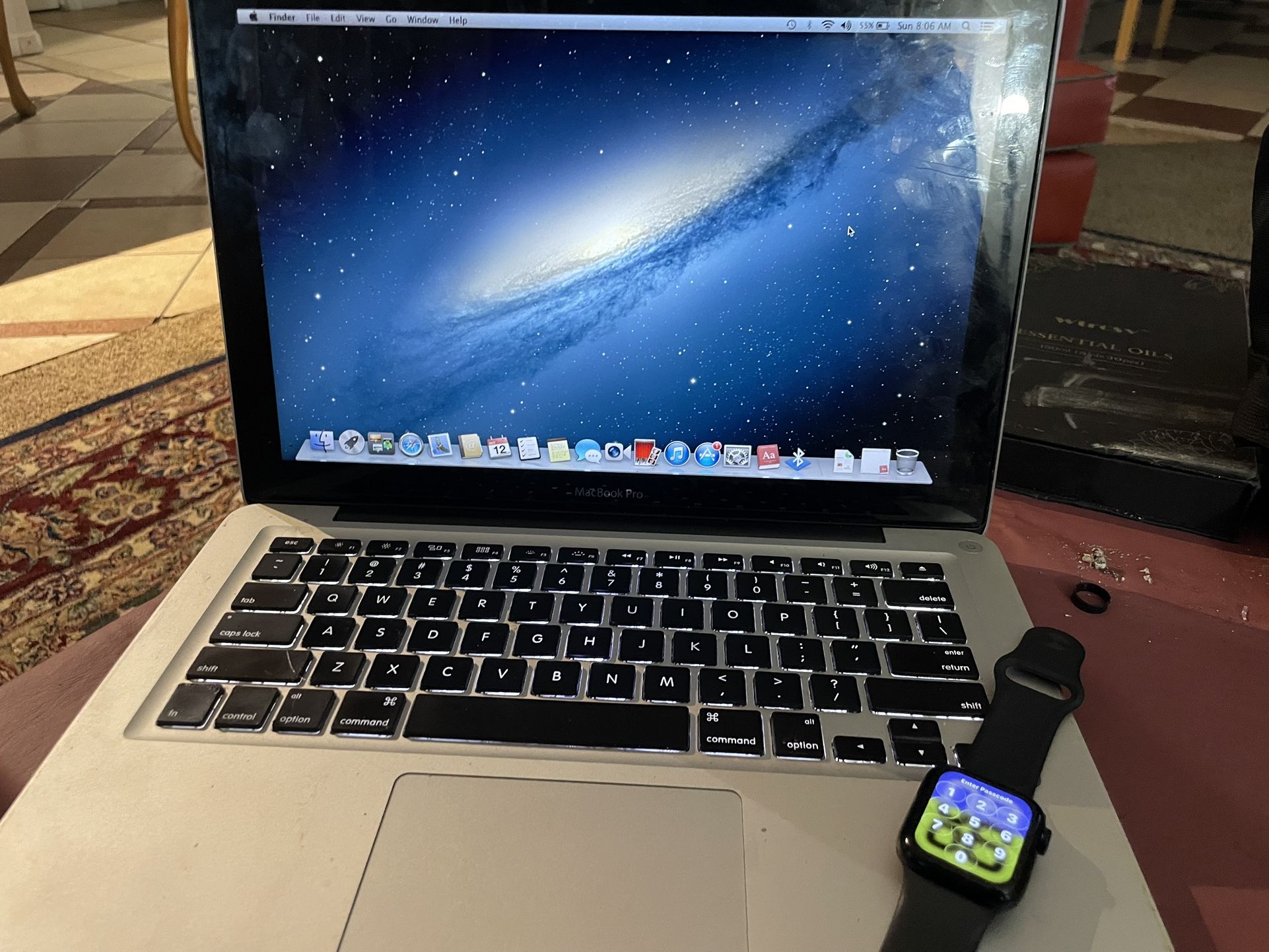 MacBook Pro and Apple Watch Combo