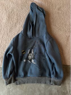 Batman Toddler Hoodie 18M – DC Comics Graphic Pullover Sweatshirt