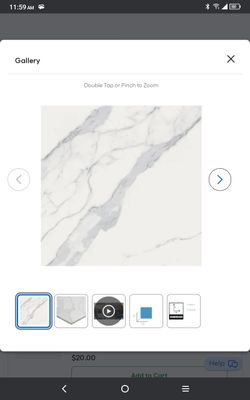 Bianco calacatta ceramic tile