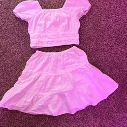 small cropped 2 piece set