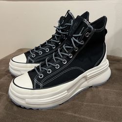 Converse Run Star Legacy CX Black White Unisex Casual Platform Shoes 