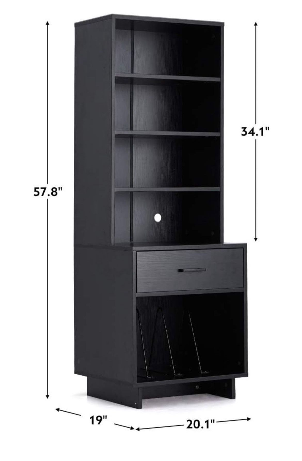 Bookshelve/ Display Shelf With Drawer