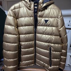 Guess New Men Jacket - Gold (MSRP $250)