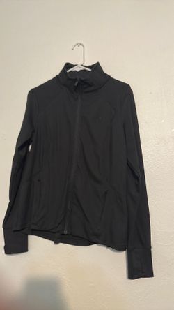 Womens sportswear jacket, black, size M