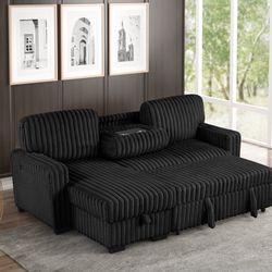 Pull Out Sofa Sectional With Sleeper And Storage