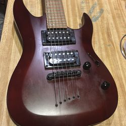 Mitchell MM100 Mini Double-Cutaway Electric Guitar Blood Red