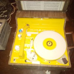 Vintage Portable Record Player