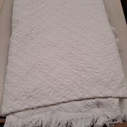 SHAWLS 100%COTTON THROWS.  MADE IN AMERICA 