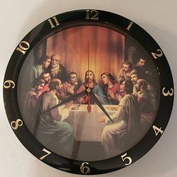 Last Supper Quartz Musical 11" Wall Clock