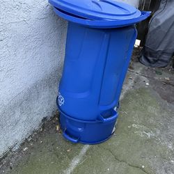 Blue Recycling Bins