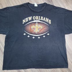 Vtg Delta New Orleans Saints T-shirt NFL