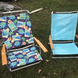 Very Nice Full Reclining Beach Chairs Only $10 Each Firm