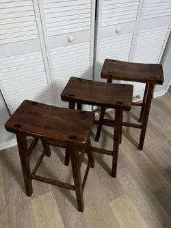 Wooden Barstools