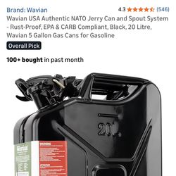 Wavian 5 Gallon Jerry Can (Army Green Color)