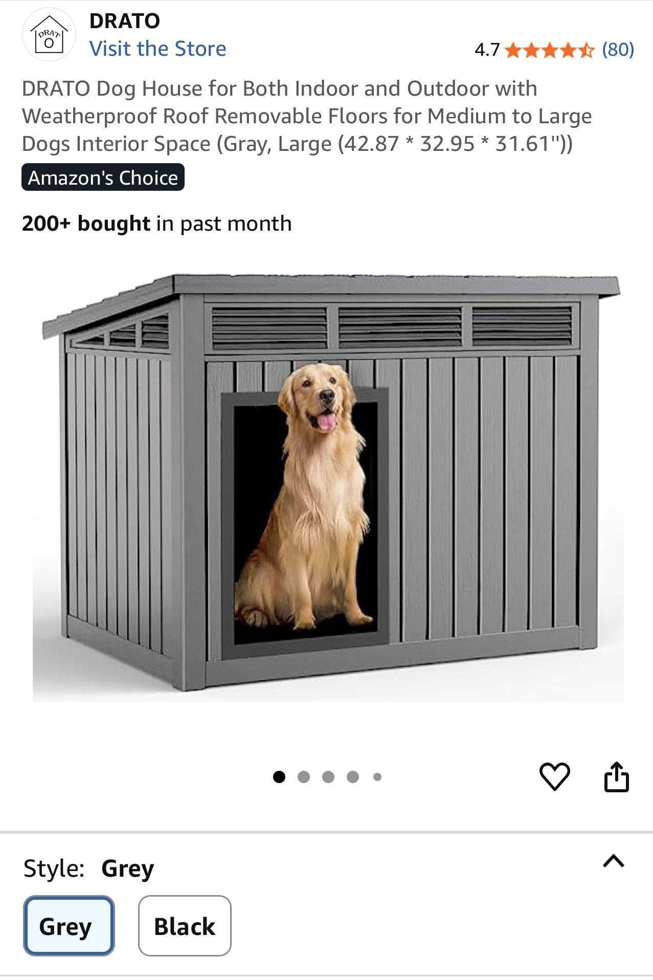 Dog House For Medium To Large Dog