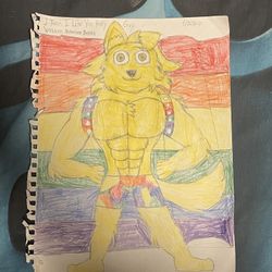 I Think I Like You Ray Pride Month Gay Flag Fan Art Drawing 