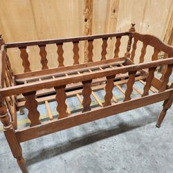 Antique Fold Up Crib