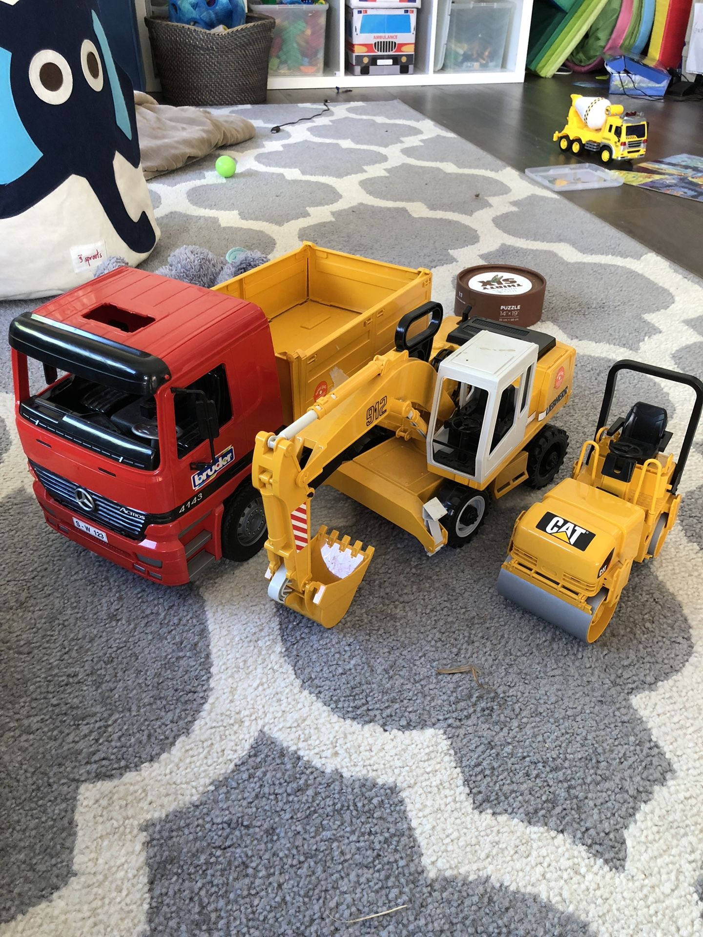 Bruder Trucks Toys -set of 3
