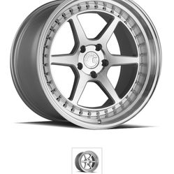 AodHan DS09 18x8.5 ET35 Silver w/ Machined Face