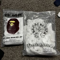 Bathing Ape X Chrome Heart T Shirt