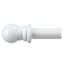 Curtain Rods for Windows 66 to 144”  - 1 Inch Heavy Duty Curtain Rod Set, Adjustable