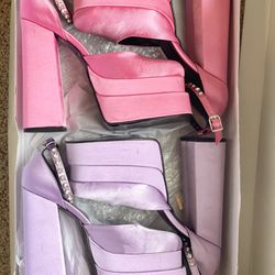 Beautiful Platform Heels ✨ Pink / Lavender