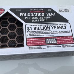 Automatic Foundation Vent
