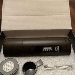 Portable Electric Coffee Brewer- Cup Included!