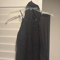 Gorgeous Long Gown With Slit**